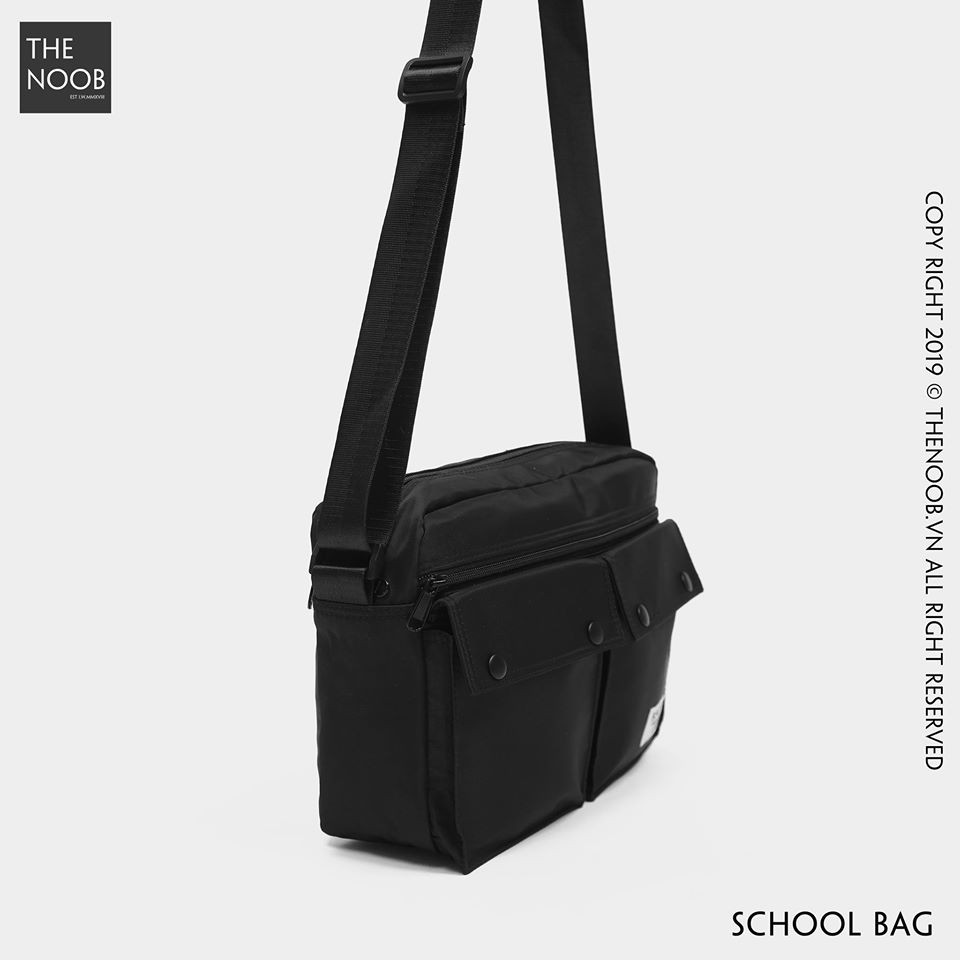 Cặp Đeo Chéo Màu Đen - 2020TC02 | BigBuy360 - bigbuy360.vn