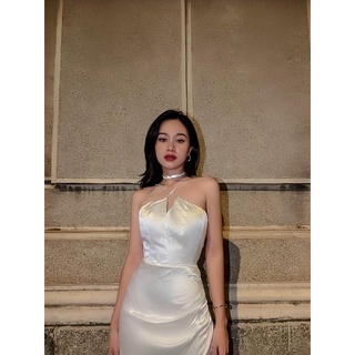 ĐẦM MIDI DÂY CỔ YẾM