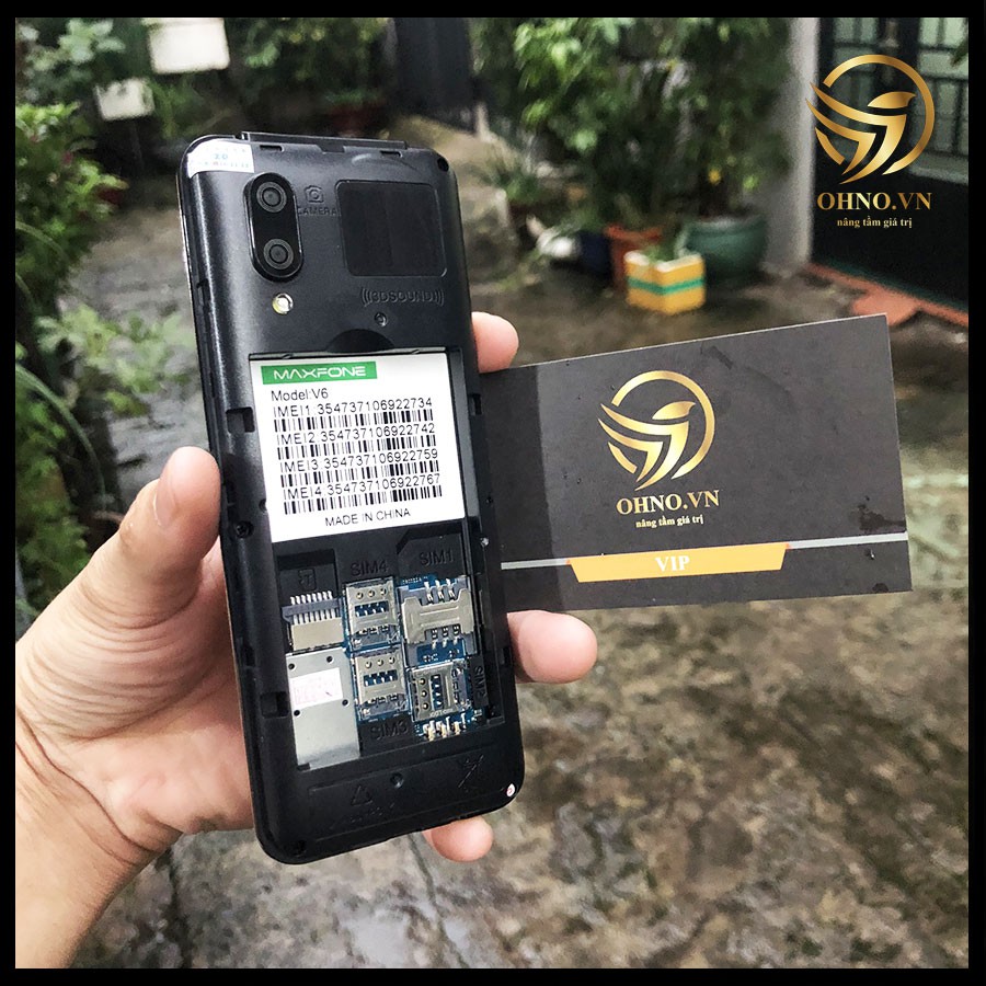 Điện Thoại 4 Sim 4 Sóng MAXFONE V6 Điện Thoại Bàn Phím Đập Đá Pin Trâu Khủng - OHNO Việt Nam | BigBuy360 - bigbuy360.vn