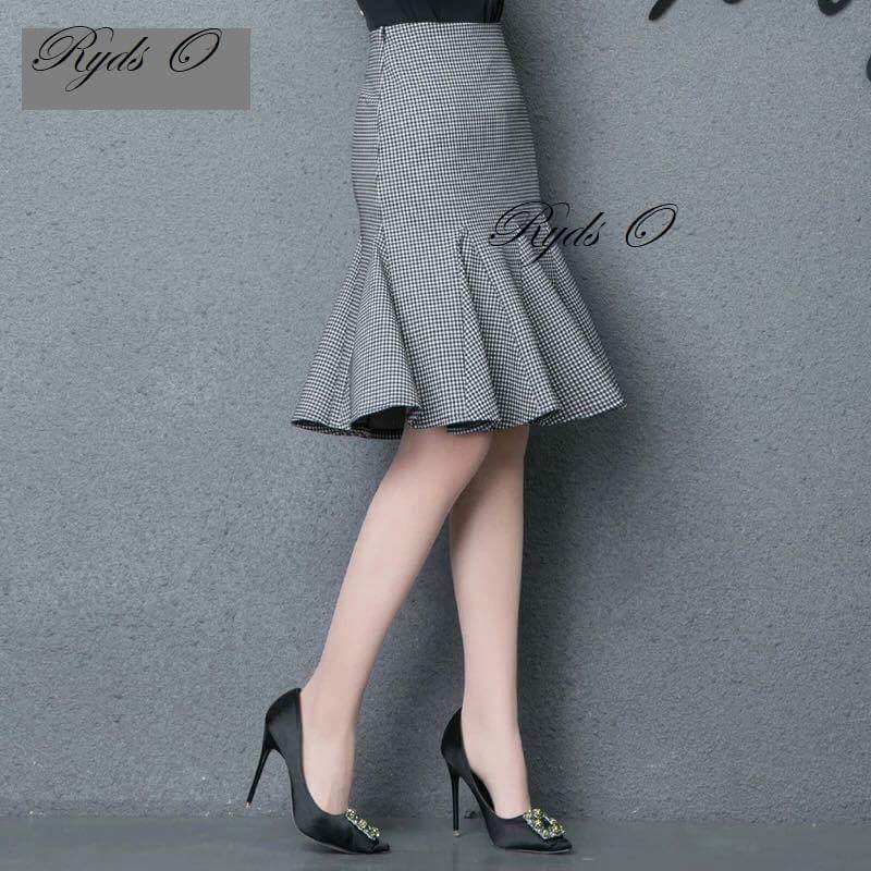 Chân váy công sở đuôi cá