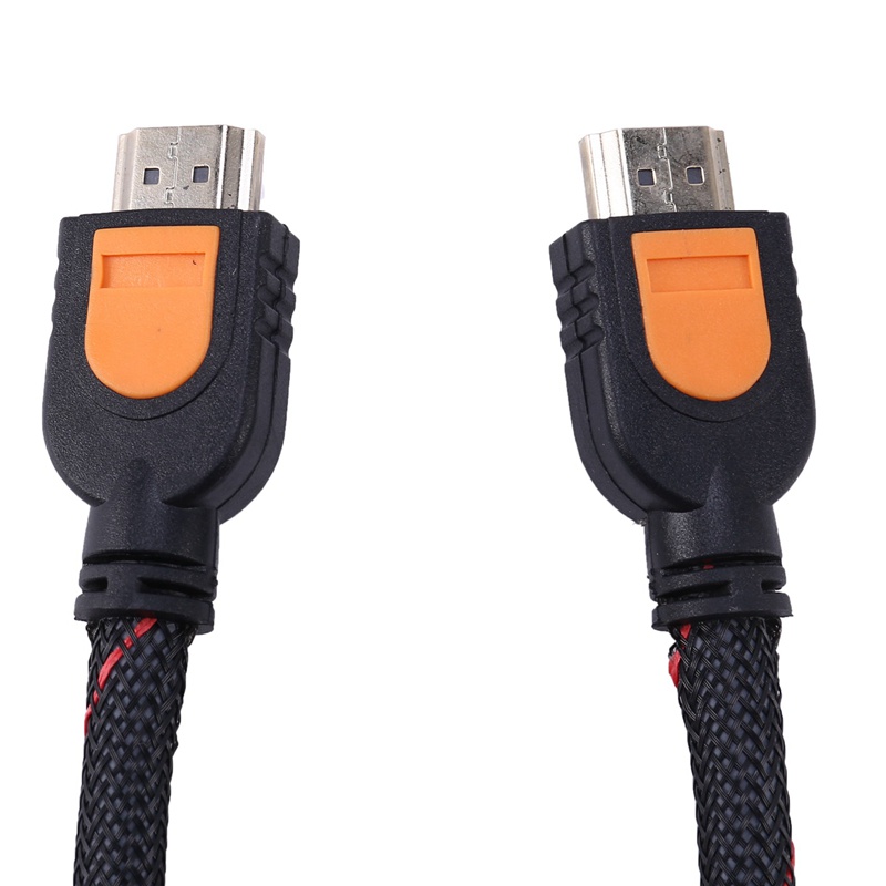 Cáp HDMI ngắn 1 chân cho HD TV 3D 1080p 1.4 bện vàng