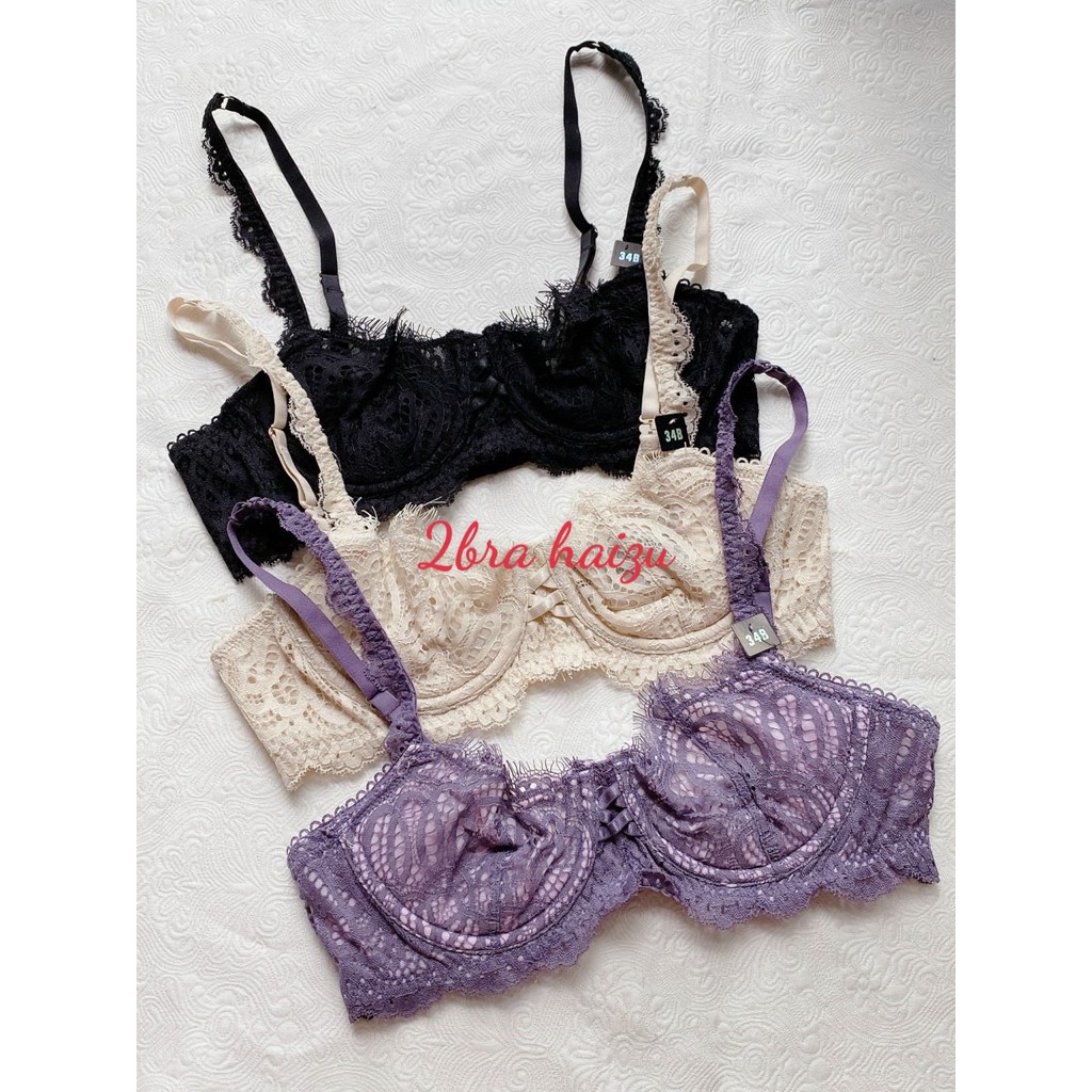 THANH LÝ - Áo lót A025 Vicky ren có gọng mút mỏng ren cao cấp