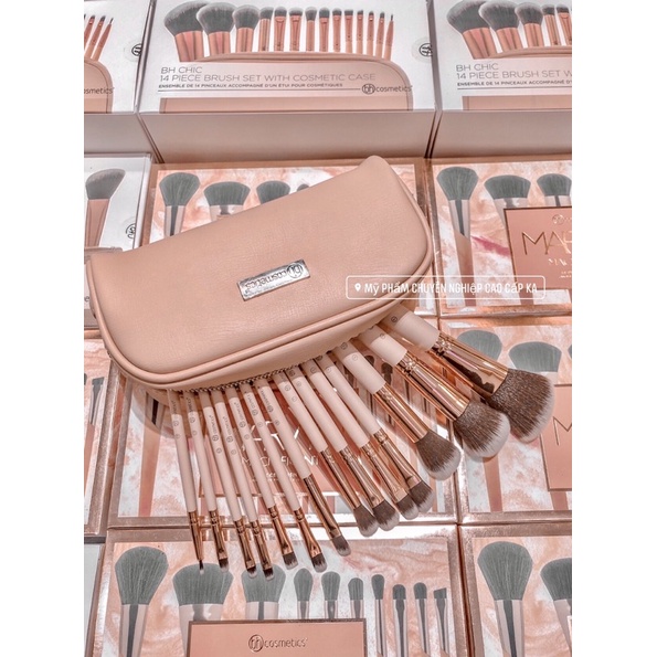 Bộ cọ 14 cây siêu xinh Chic 𝗕𝗛 𝗖𝗼𝘀𝗺𝗲𝗰𝘁𝗶𝗰