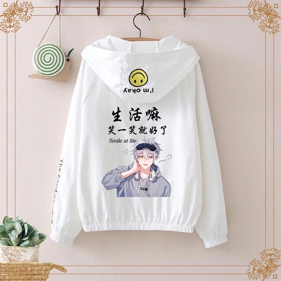 ☁Áo Khoác Thể Thao Chống Nắng/Tia UV Thoáng Khí Thời Trang Mùa Hè Cho Nam