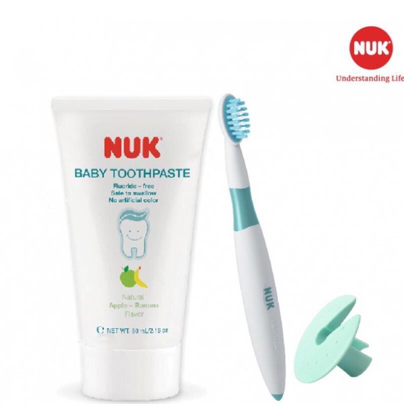 Bộ Bàn Chải Và Kem Đánh Răng Nuk Cho Bé 3-36M
