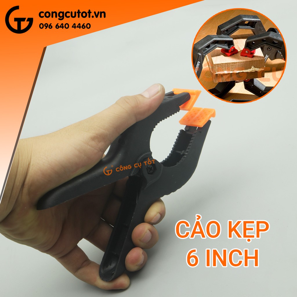 Kẹp lò xo gỗ 6&quot;