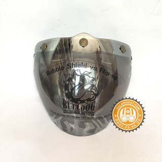 Kính Eagle Bulldog gắn nón 3/4 (Tráng gương)