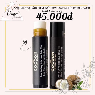 Son Dưỡng Dầu Dừa Bến Tre Coconut Lip Blam Cocoon Việt Nam - 5g