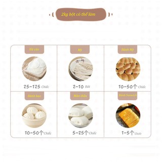 Máy chuyên nhào bột Bear HMJ-A50B1 Plus
