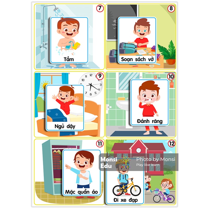 Truyện tranh nhận biết và bóc dán cho bé từ 1-5 tuổi