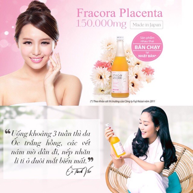 Nước Uống Collagen Nhau Thai Cừu Fracora - Fracora Placenta Nhật Bản