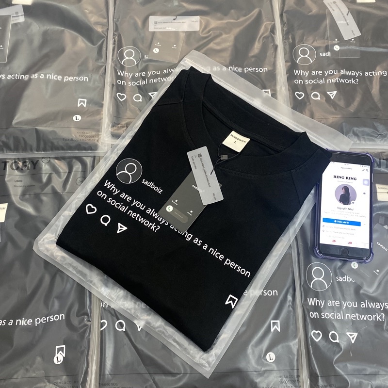 Áo Thun SADBOIZ SADSTAGRAM TEE  SADBOIZAINTCRY