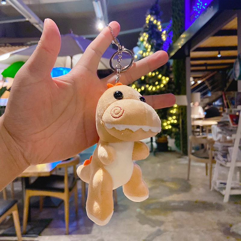 Móc Khóa Khủng Long Nhồi Bông Dễ Thương