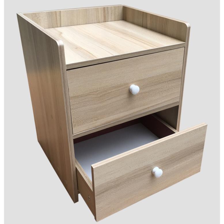 Tủ Đầu Giường, Kệ Đầu Giường 2 Ngăn Kéo Gỗ Tiện Lợi Loại Tốt Mẫu Mới (PD108140) | BigBuy360 - bigbuy360.vn