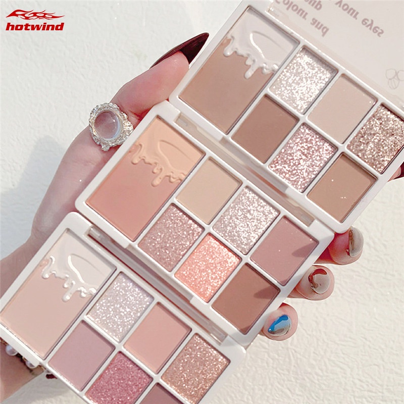 [Hàng mới về] Bảng phấn mắt 7 màu ánh nhũ và tông lì mịn mượt chống nước lâu trôi