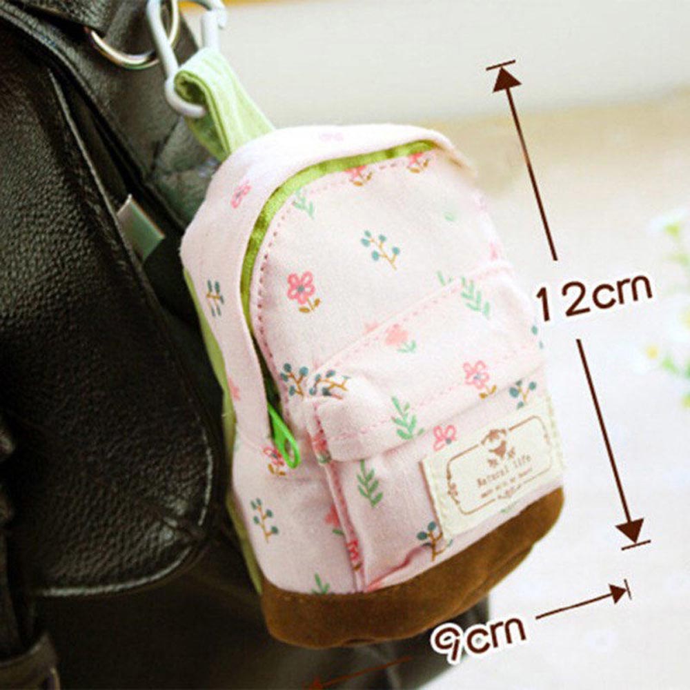 Balo mini họa tiết xinh xắn tùy chọn màu dành cho nữ