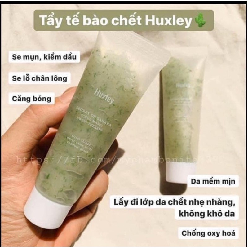 Tẩy tế bào chết Huxley, Tẩy da chết Huxley Scrub Mask Sweet Therapy 120g, 30g