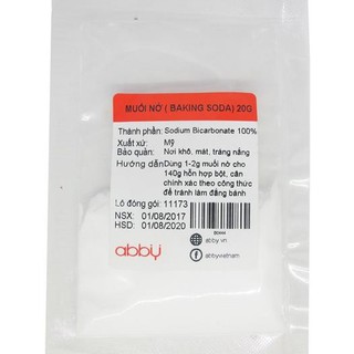 MUỐI NỞ BAKING SODA GÓI 20G