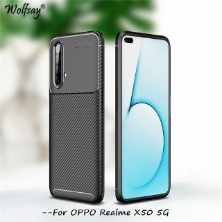 Ốp điện thoại cao su dẻo cho OPPO Realme X50 5G Phone Case