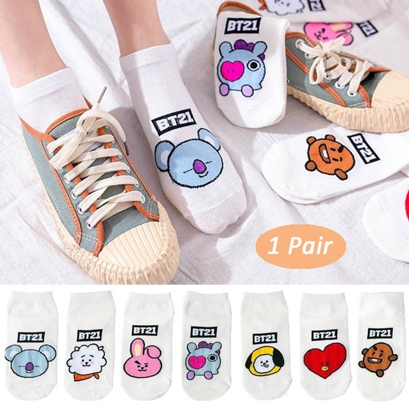 Vớ Cotton Thoải Mái Kpop Bts Bt21