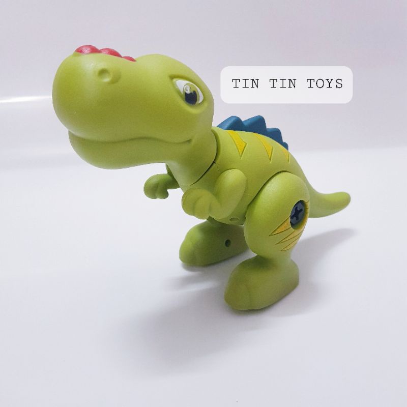 [SIÊU ĐẸP - TO - THÁO LẮP] Đồ chơi 4 chú khủng long cho bé tập tháo lắp siêu dễ thương