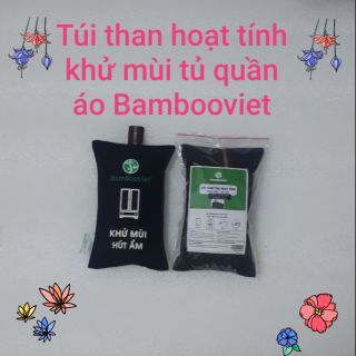 Túi than hoạt tính tre khử mùi , hút ẩm tủ quần áo