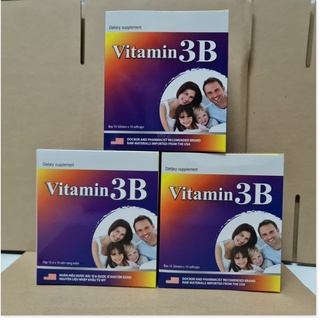 (SP CHÍNH HÃNG) Vitamin 3B Giúp bổ sung và dự phòng thiếu hụt vitamin B1, B6, B12 cho cơ thể hộp 100 viên