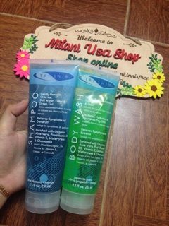 Combo sữa tắm + dầu gội Triswim auth 251ml