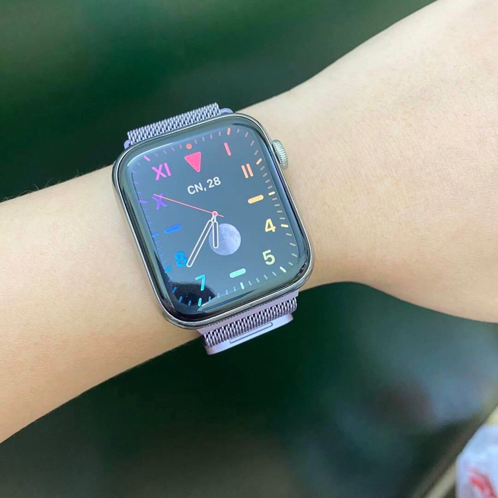 Dây thép màu tím dịu dàng dành cho apple watch