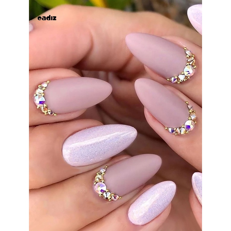 [Hàng mới về] Hạt đá trang trí móng nhiều màu lấp lánh cho nữ