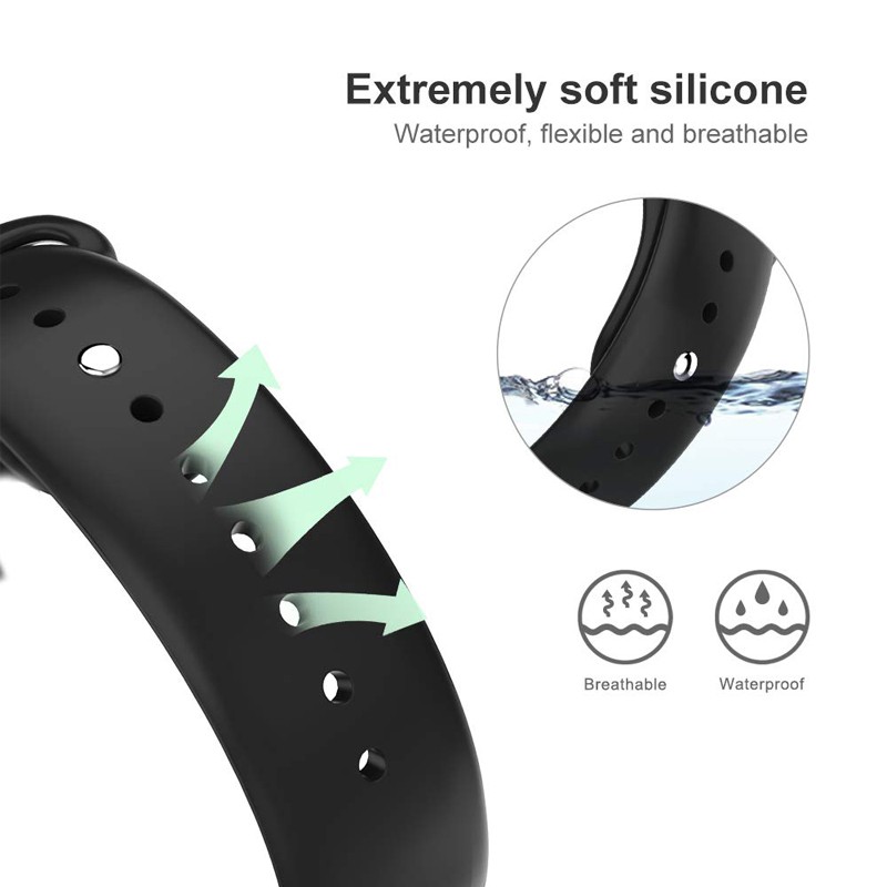 Dây đeo đồng hồ thông minh bằng silicon mềm 22mm thay thế cho Huami Amazfit Pace