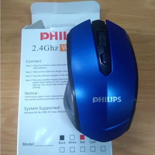 【Chuột máy tính】Chuột bluetooth, chuột gaming không dây Philips 1200dpi, có nút điều chỉnh DPI, bảo
