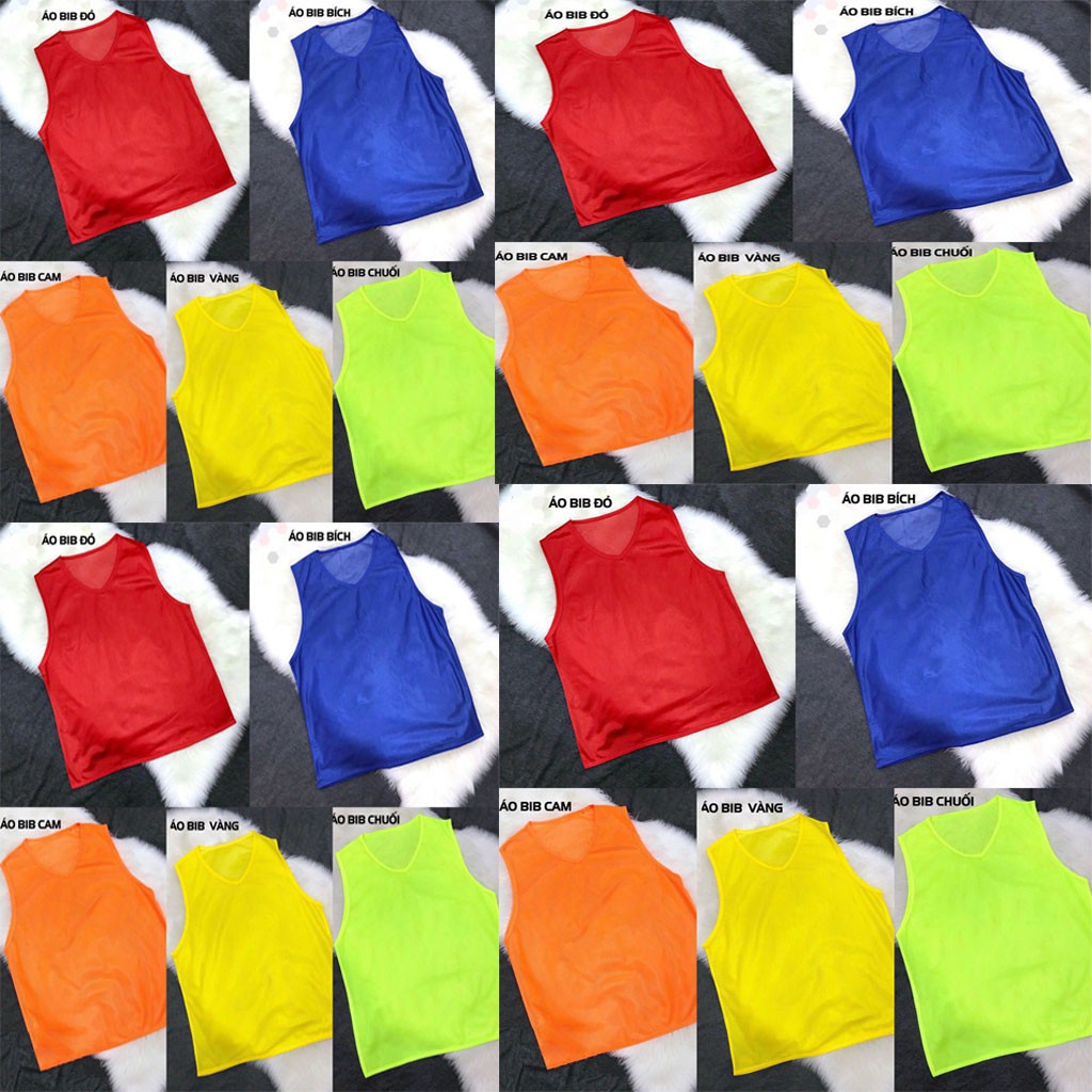 Áo Tập Bóng Đá ⚡ Free size ⚡ áo lưới, áo tập huấn, áo team building, áo bib,áo chiến thuật bóng đá free size