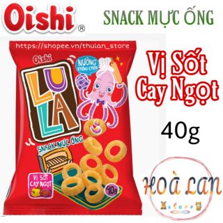 Bánh Snack Oishi® Mực ống vị sốt cay ngọt gói 40g