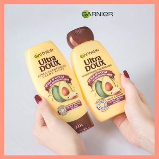 Dầu gội và xả phục hồi tóc hư tổn garnier ultra doux bơ
