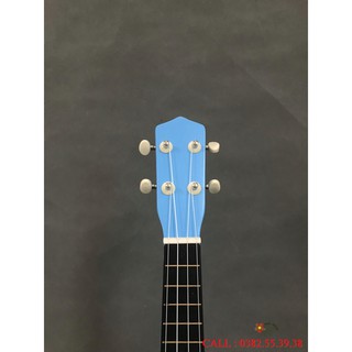 ĐÀN UKULELE SOPRANO XANH HÌNH DOREMON CÁ TÍNH