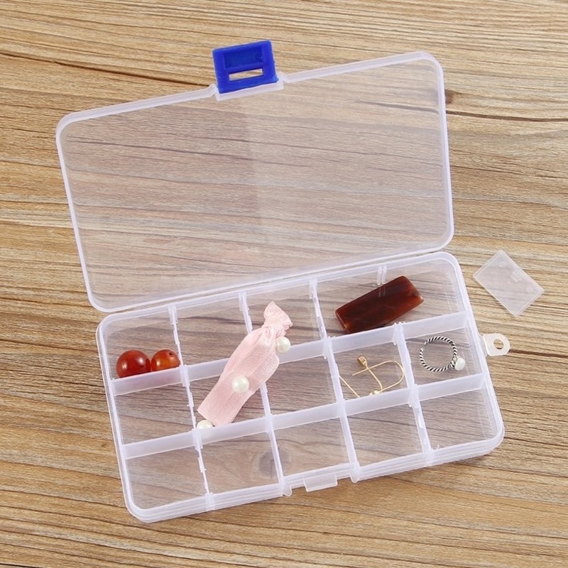 Hộp đựng trang sức trong suốt nhiều ngăn tiện lợi đa năng