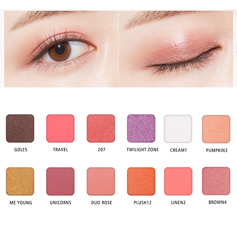 (hàng Mới Về) Bảng Phấn Mắt Rm357 Ads 12 Màu Trang Điểm Cho Nữ | BigBuy360 - bigbuy360.vn
