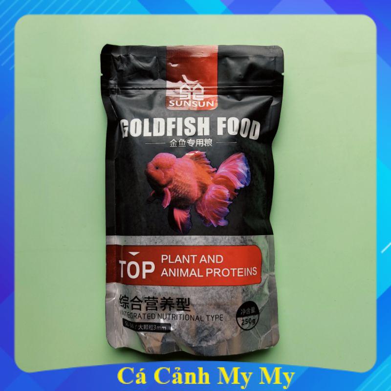 Cám Goldfish food Sunsun túi 250g | Thức ăn cá vàng