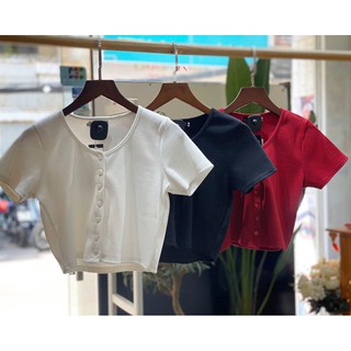 [Mới về] Áo thun croptop, áo thun bo eo