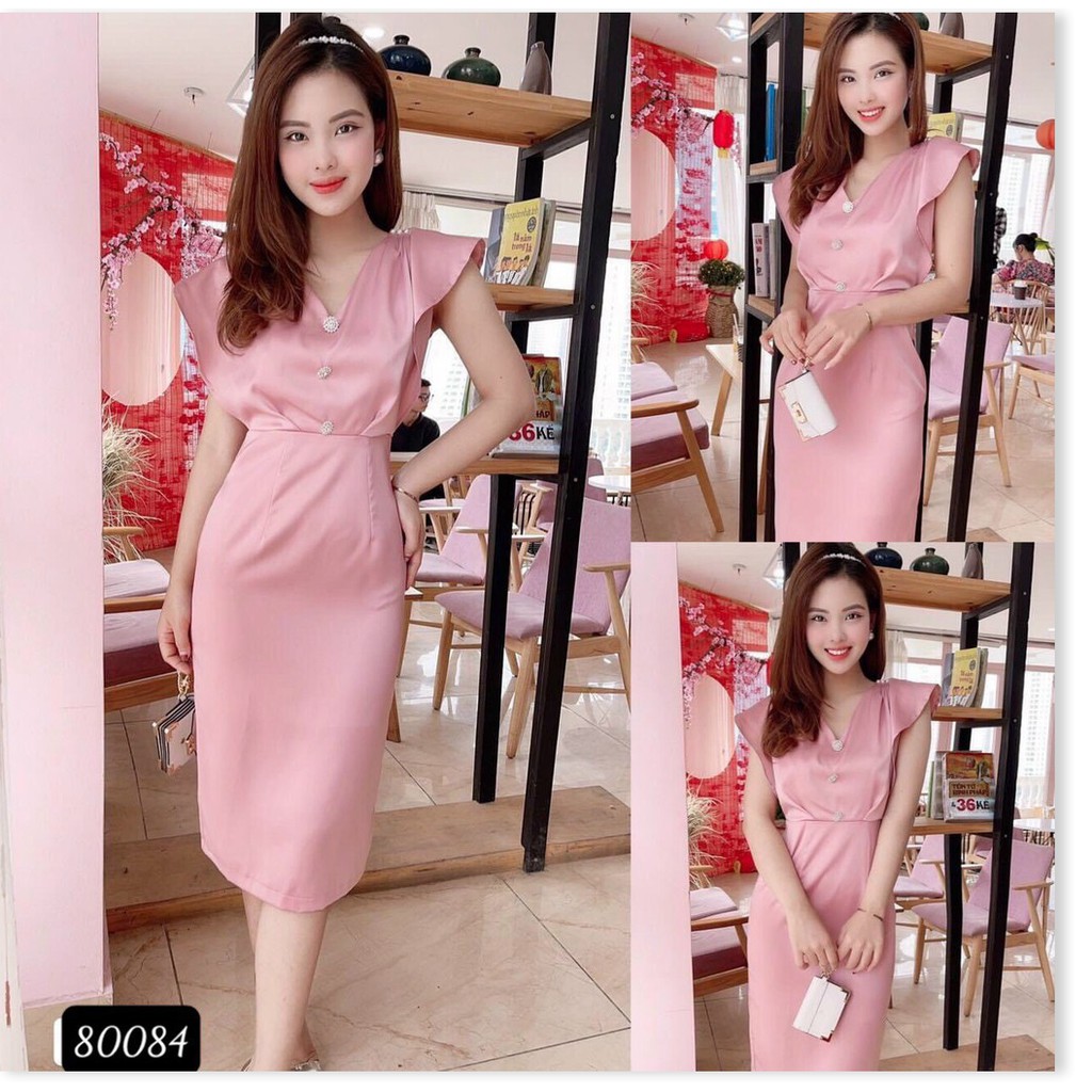 Đầm trượt sang chảnh trẻ trung tôn dáng cho chị em KHANH AN FASHION