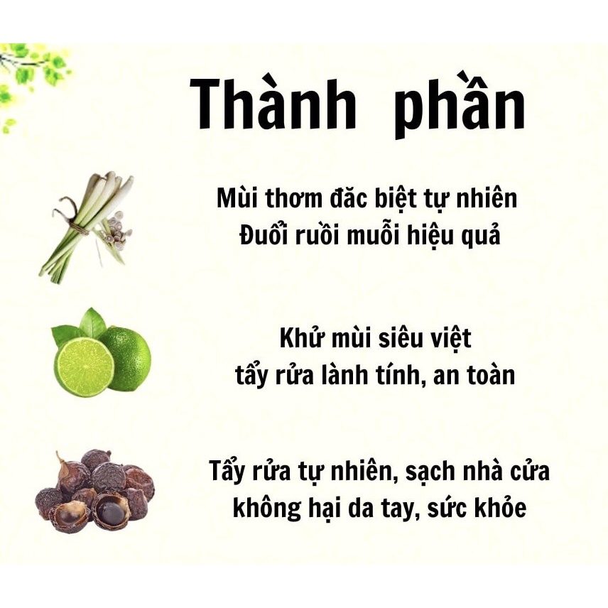 Nước Rửa Chén Sả Chanh OrganiC , Nước Rửa Chén Sả Chanh Hữu Cơ,  Nước Rửa Chén Sả Chanh Hương Tự Nhiên