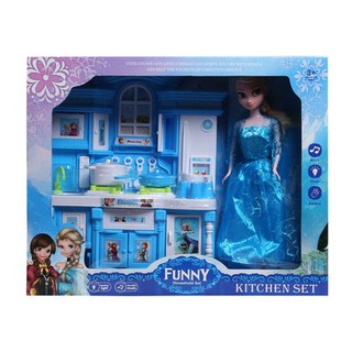 HỘP NHÀ BẾP CÓ BÚP BÊ CÔNG CHÚA ELSA