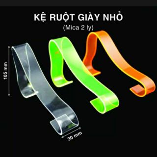 Combo 10 ruột mica trưng bày giày, dép