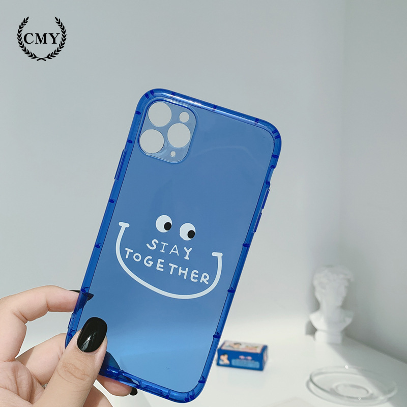 Ốp điện thoại in mặt cười màu dạ quang cho iPhone11/11Pro 11pro Max X XR XS XS MAX 7 8 plus SE | BigBuy360 - bigbuy360.vn
