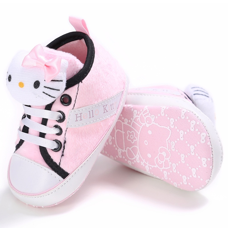 Giày Sneaker Đế Mềm Chống Trượt Thoáng Khí Dễ Thương Cho Bé Tập Đi