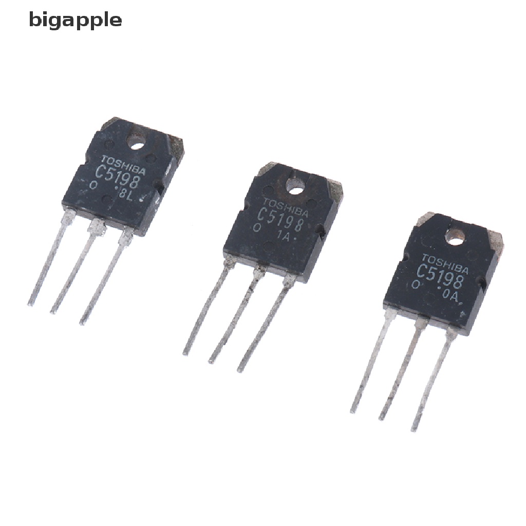 bigapple 10PCS 5pairs 2SC5198 2SA1941 TO3P TO-3P Transistor original authentic RDG