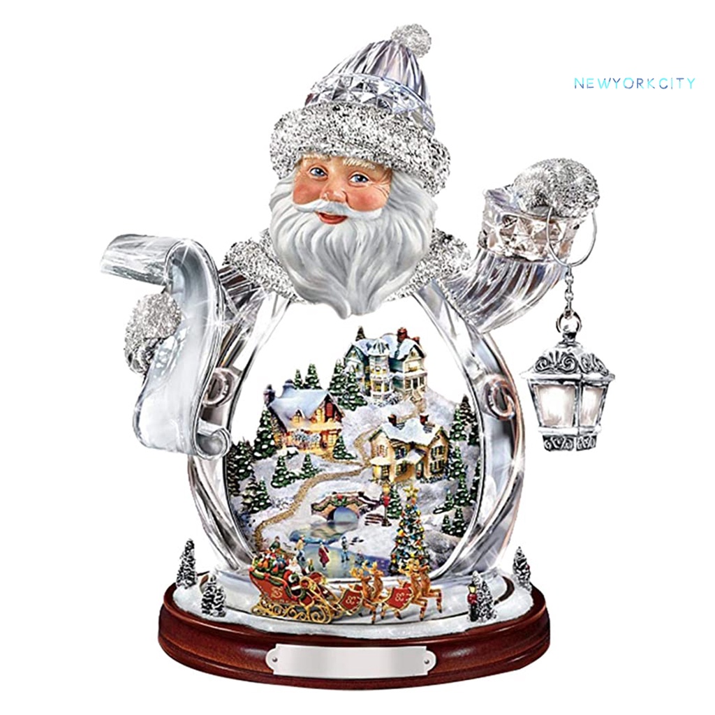 Sticker Dán Tường Chống Thấm Nước Họa Tiết Hộp Nhạc Giáng Sinh Bắt Mắt