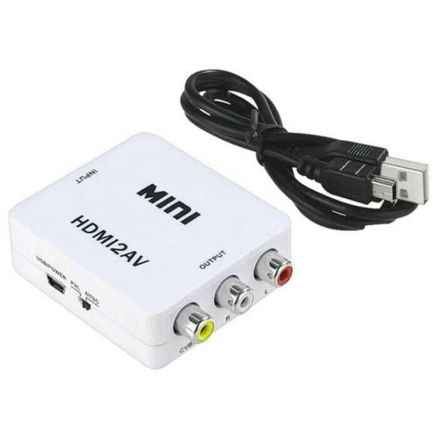 Bộ Chuyển Đổi Hdmi Sang Rca Av / Mini Hdmi2Av / Mini Hdmi2Av Tv Box Hdmi 2av