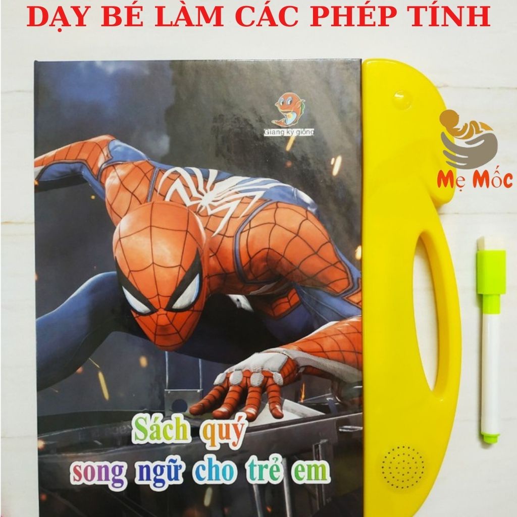 Sách Song Ngữ Điện Tử Thông Minh Anh Việt Cho Bé, Đồ Chơi Giáo Dục Giúp Con Phát Triển Tư Duy, Mẹ Mốc Shop